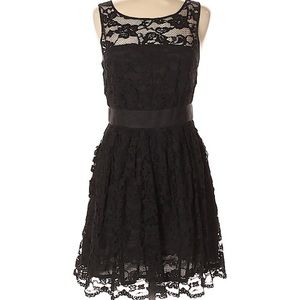BB Dakota Dresses - Black Lacy Cocktail / Party Dress BB Dakota Dresses - Black Lacy Cocktail / Party Dress